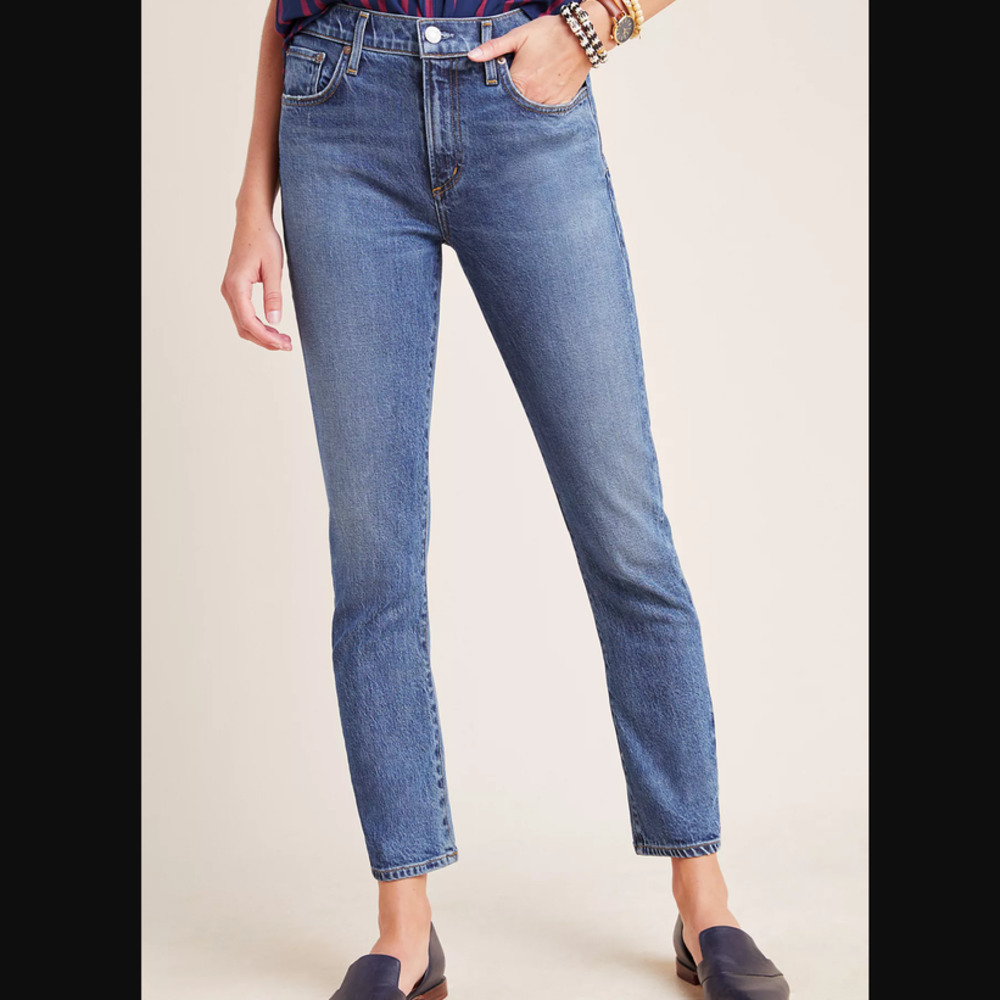 AGOLDE Toni High-Rise Straight Jeans